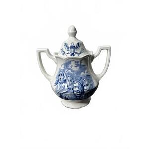 AMERICA HURRAH VTG J. And G. Meakin English Ironstone Sugar